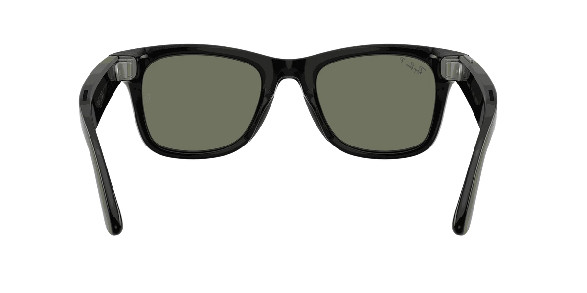 Ray-Ban Meta Gen 3 | RW4011 Wayfarer M | Shiny Black G15 Green Polarised