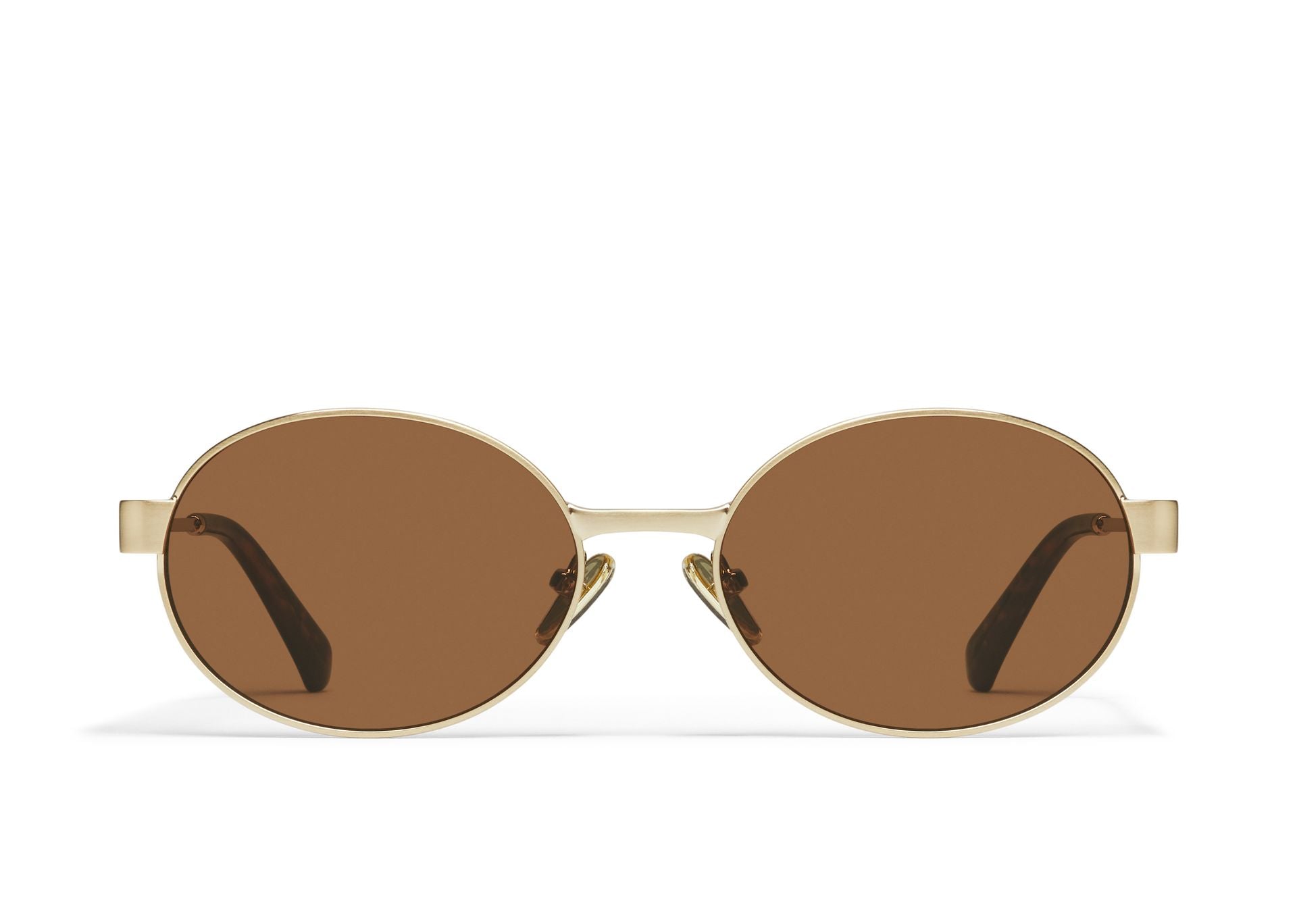Quay | Anyways | Brushed Gold Brown