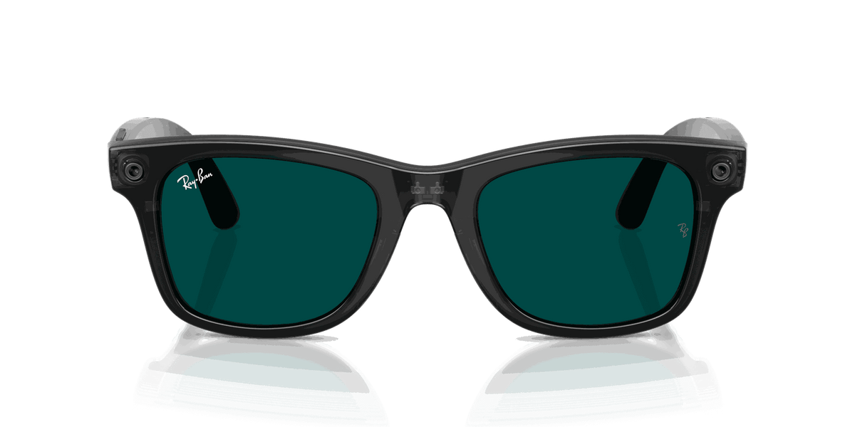 Ray-Ban Meta Gen 3 | RW4011 Wayfarer L | Transp. Black Transitions Aquamarine