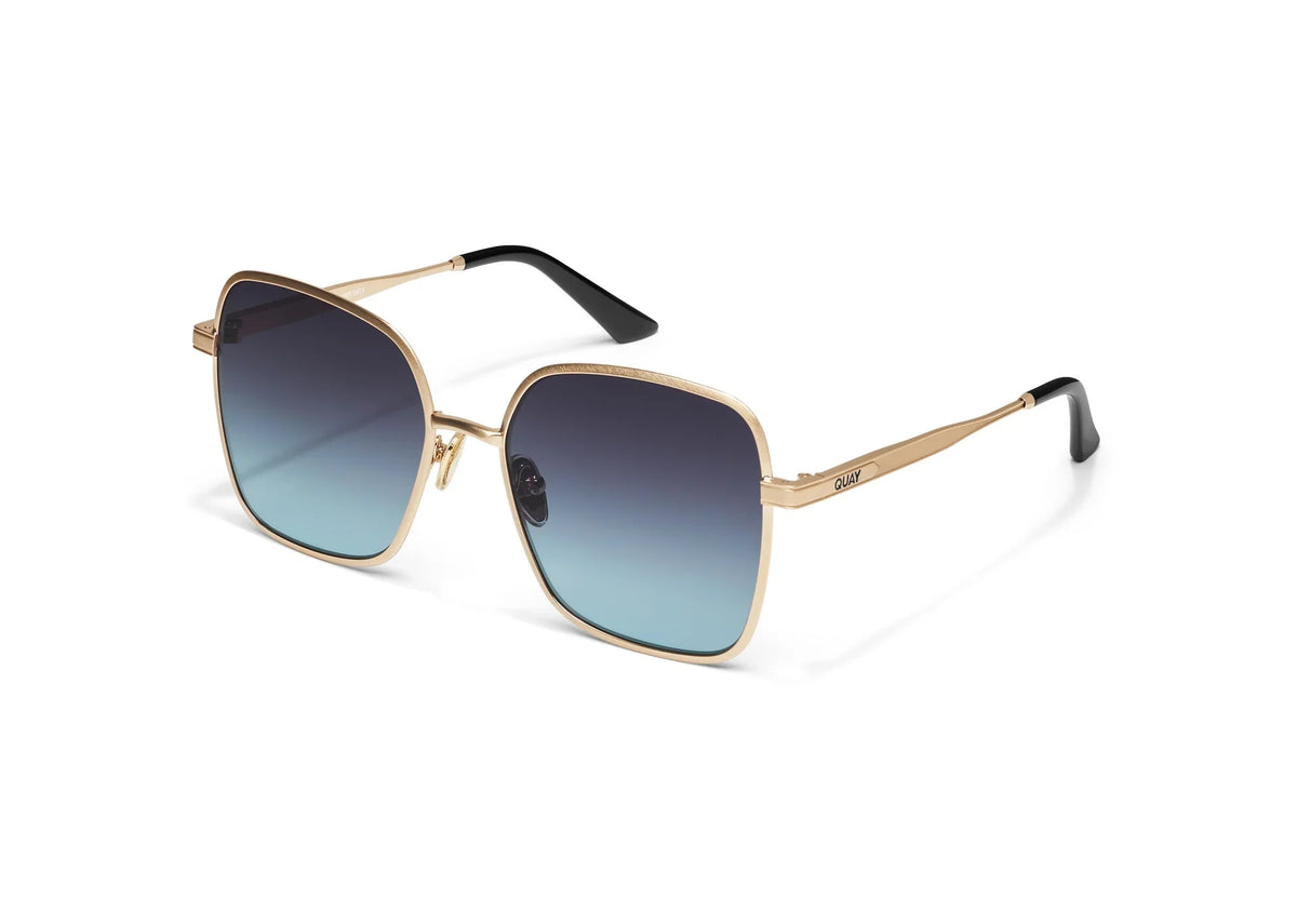 Quay | 5th Ave | Gold Black Aqua
