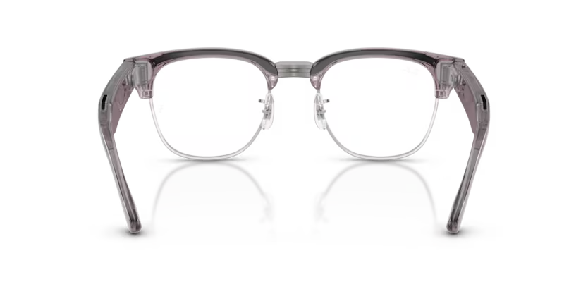 Ray-Ban Audio Meta Gen 3 | RW7004 Clubmaster | Transparent orchid Transitions Gen S Ruby