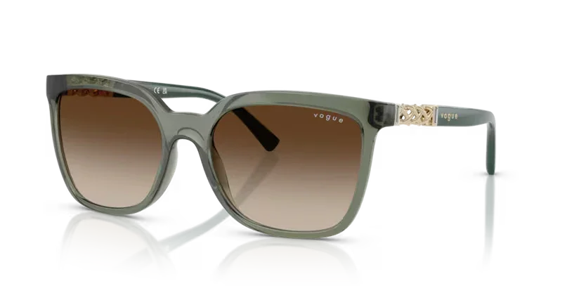 Vogue Eyewear | VO5633SB | Transparent Mallard Green Gradient Brown