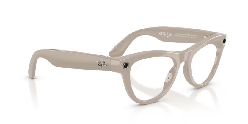Ray-Ban Meta Gen 2 | RW4014 Skyler | Shiny Chalky Grey Transitions Sapphire