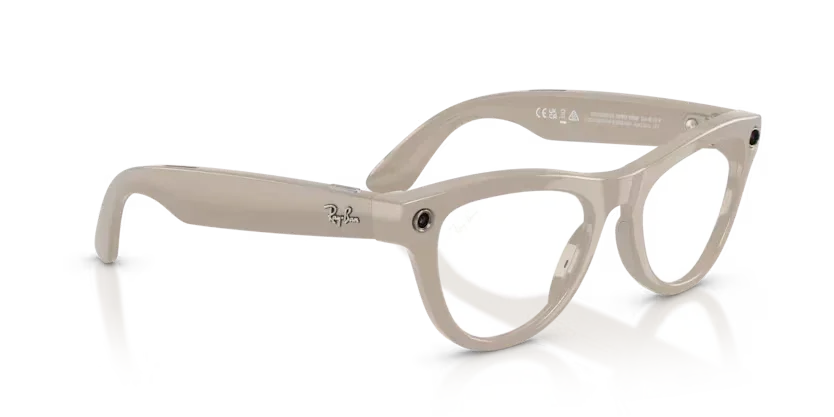 Ray-Ban Meta Gen 2 | RW4014 Skyler | Shiny Chalky Grey Transitions Sapphire