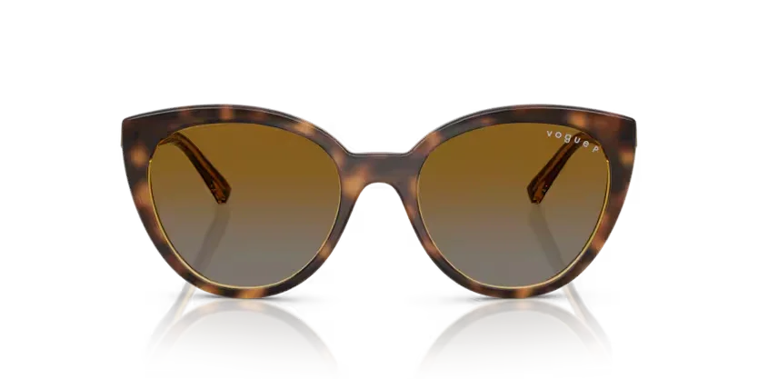 Vogue Eyewear | VO5634SB | Striped Dark Havana Grey Gradient Brown Polar