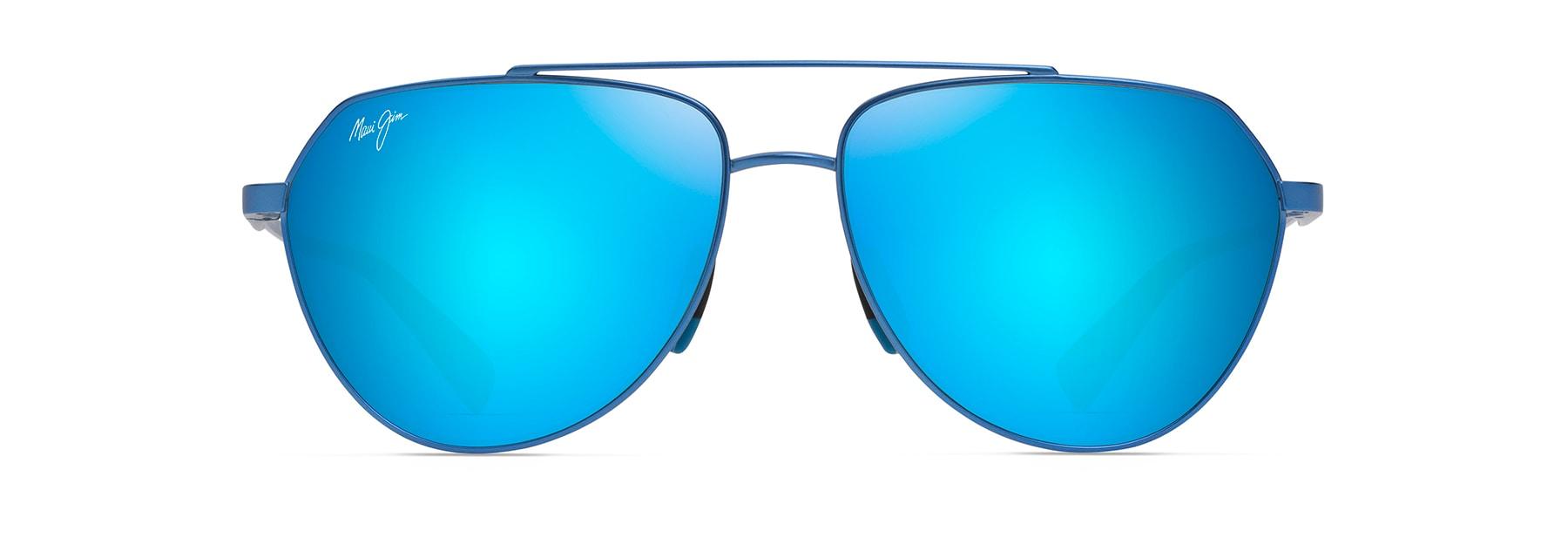Maui Jim | Waiwai | Matte Transparent Blue - iKANDi Sunglasses