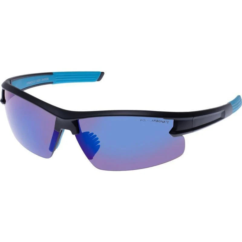 Cancer Council Kids | 2445506 Armadillo Jnr | Black Blue Mirrored