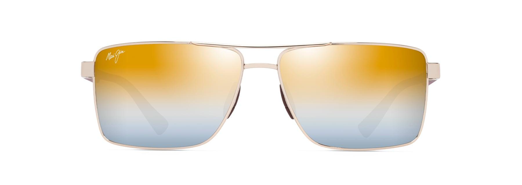 Maui Jim | Piha | Shiny Gold With Burgundy - iKANDi Sunglasses