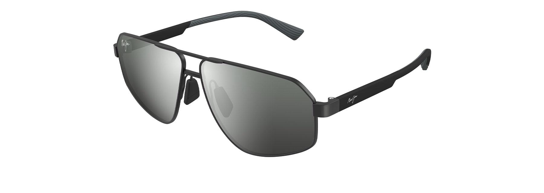 Maui Jim | Keawawa | Matte Gunmetal With Black - iKANDi Sunglasses