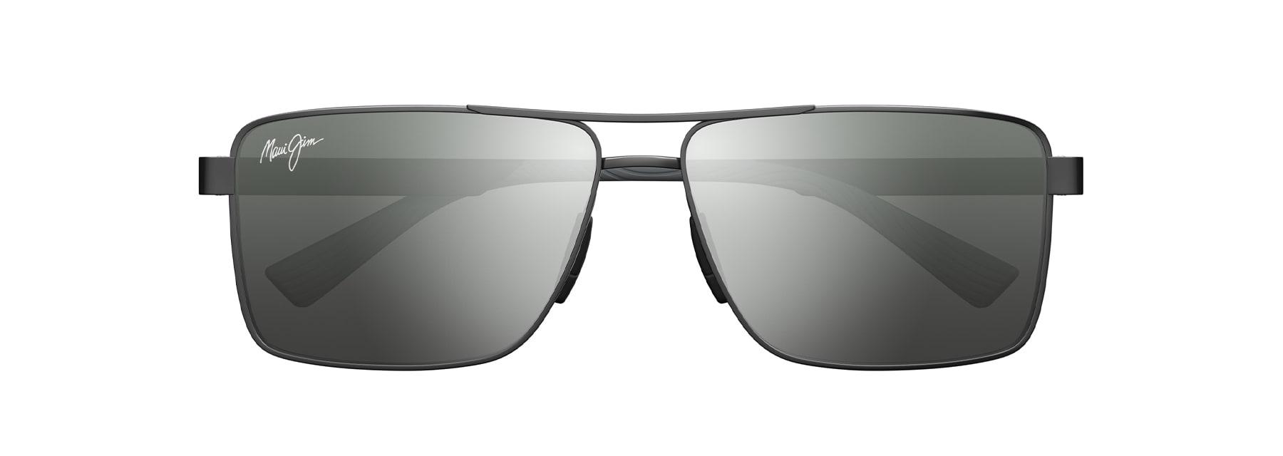 Maui Jim | Piha | Shiny Gunmetal With Black - iKANDi Sunglasses