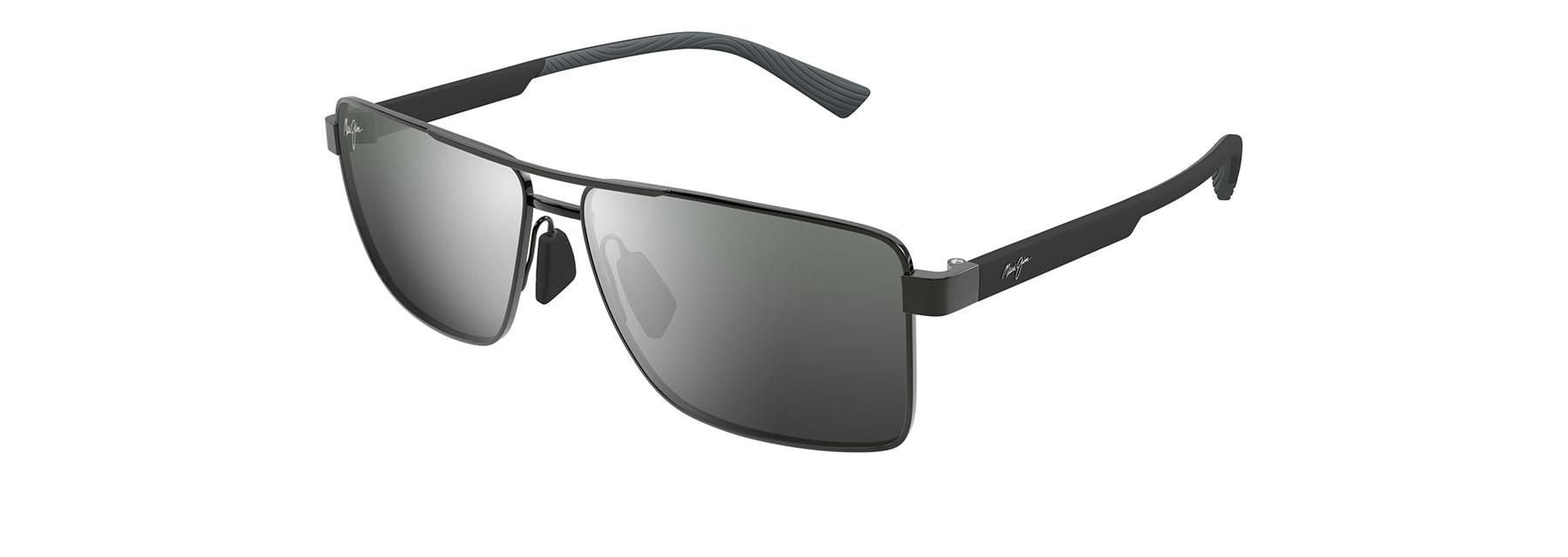Maui Jim | Piha | Shiny Gunmetal With Black - iKANDi Sunglasses