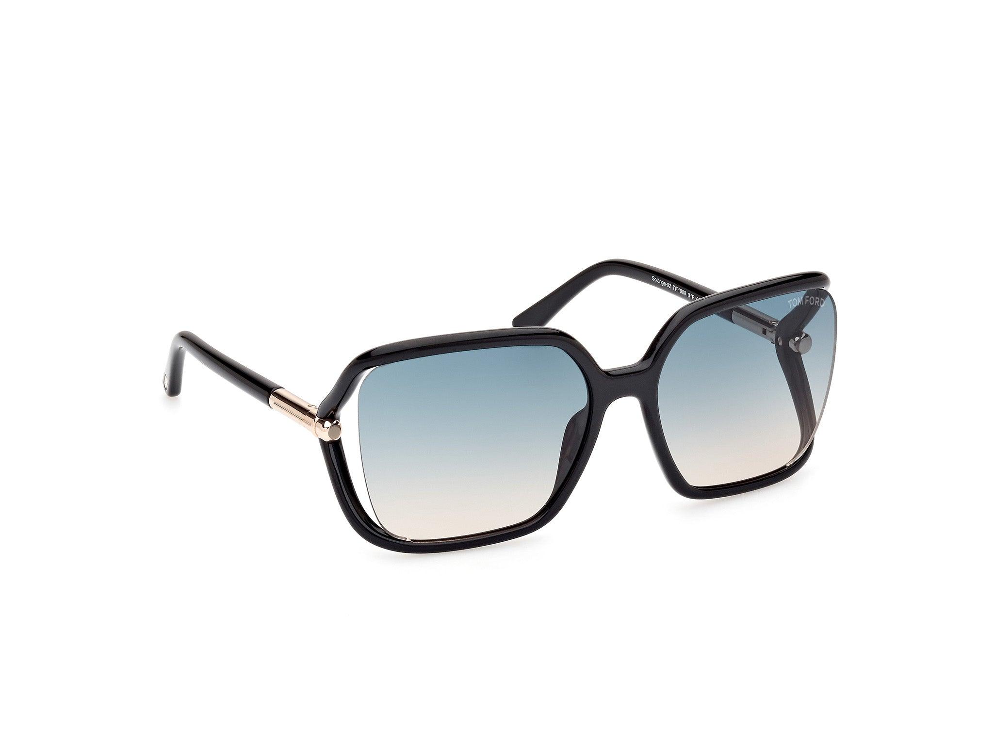 Tom Ford | 1089 Solange | Shiny Black - iKANDi Sunglasses