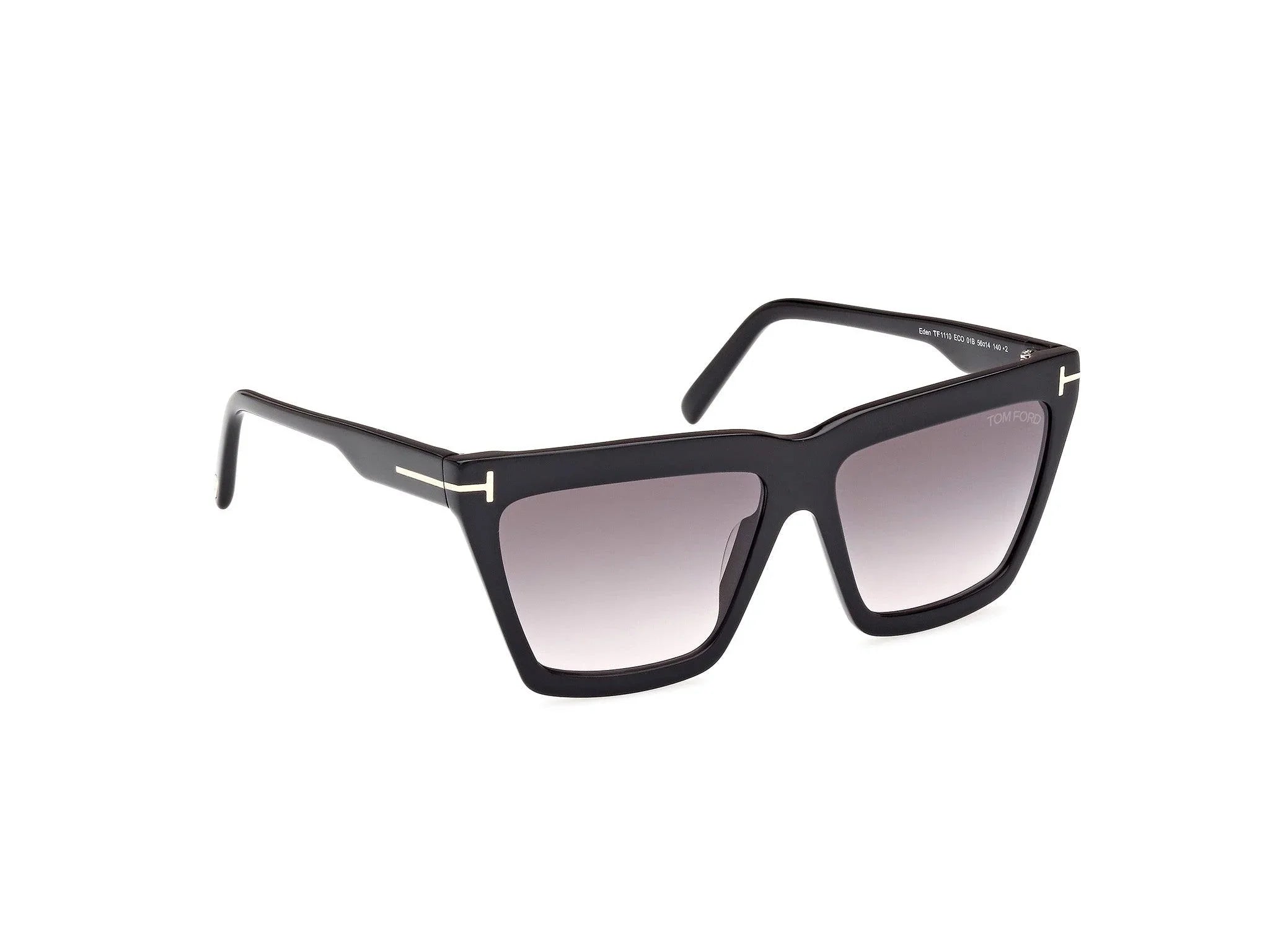 Tom Ford | 1110 Eden | Shiny Black - iKANDi Sunglasses