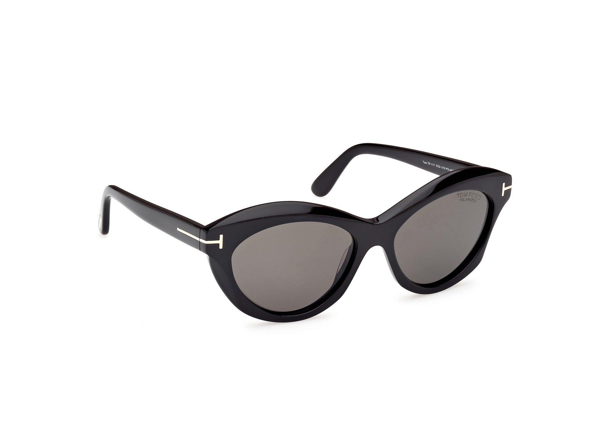 Tom Ford | 1111 Toni | Shiny Black Polarised - iKANDi Sunglasses