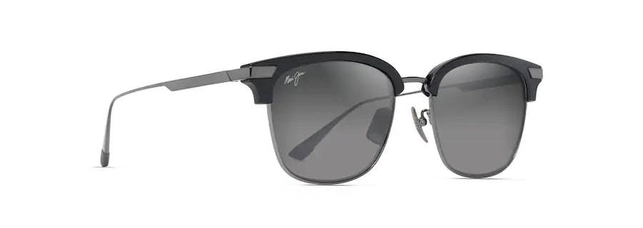 Maui Jim | Kalaunu AF | Shiny Black With Dark Silver