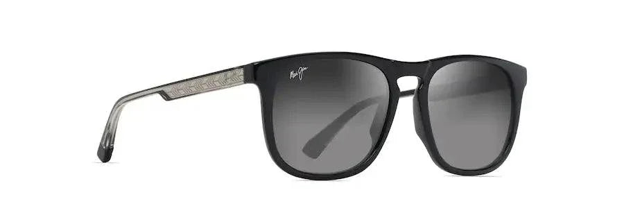 Maui Jim | Kupaa | Shiny Black With Transparent Light Grey - iKANDi Sunglasses
