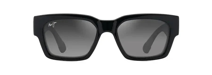 Maui Jim | Kenui | Shiny Black With Transparent Light Grey - iKANDi Sunglasses
