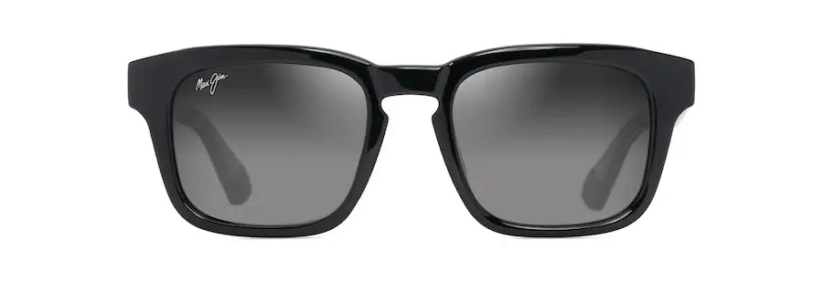 Maui Jim | Maluhia | Shiny Black With Transparent Light Grey