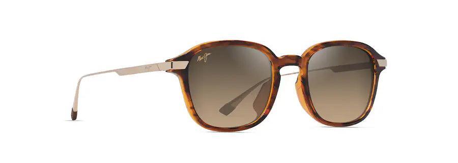 Maui Jim | Kaouo AF | Shiny Dark Havana With Gold - iKANDi Sunglasses