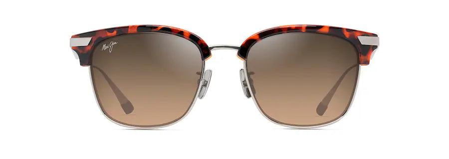 Maui Jim | Kalaunu AF | Shiny Red Havana With Silver - iKANDi Sunglasses