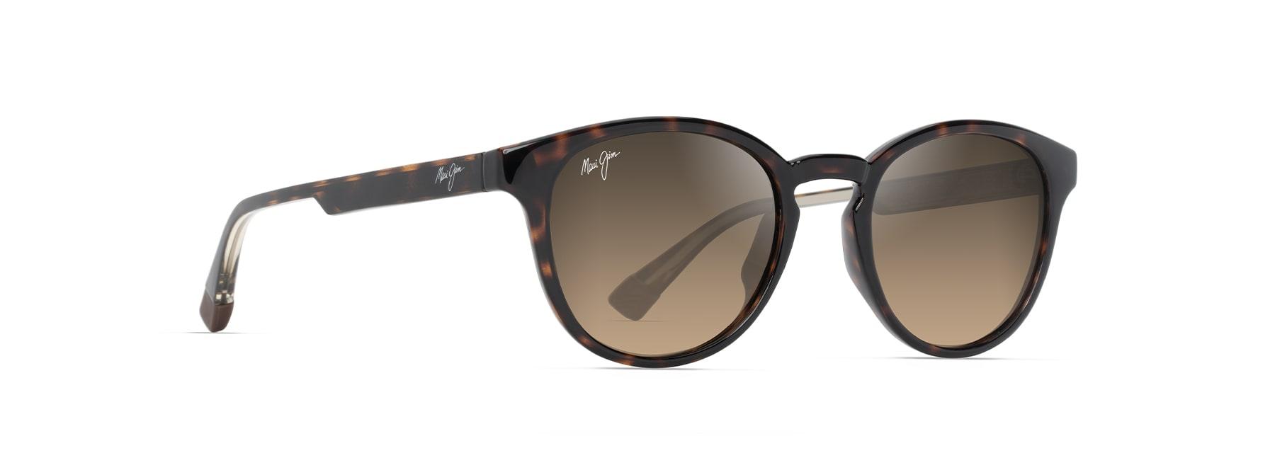 Maui Jim | HieHie | Shiny Dark Havana - iKANDi Sunglasses