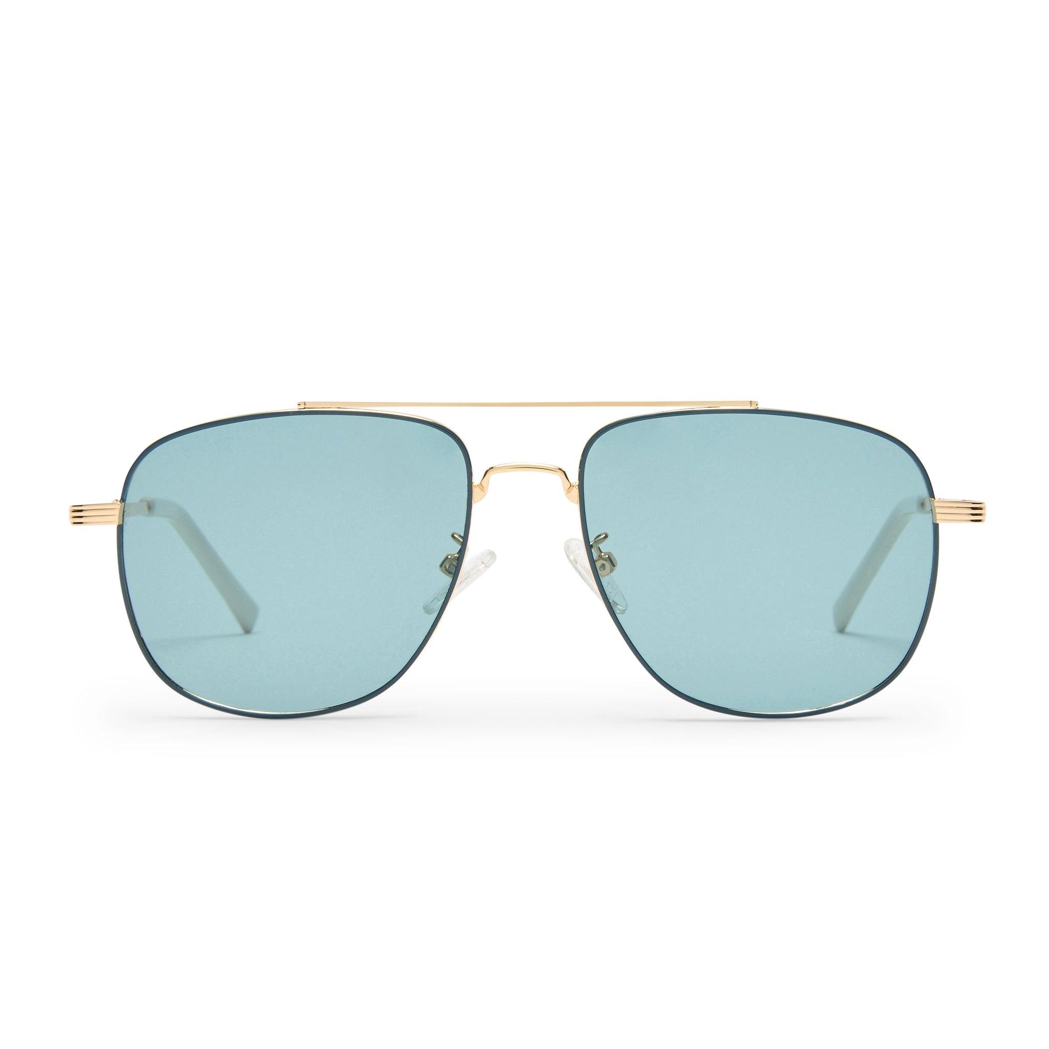 Le Specs | The Charmer | Gold/Seafoam - iKANDi Sunglasses