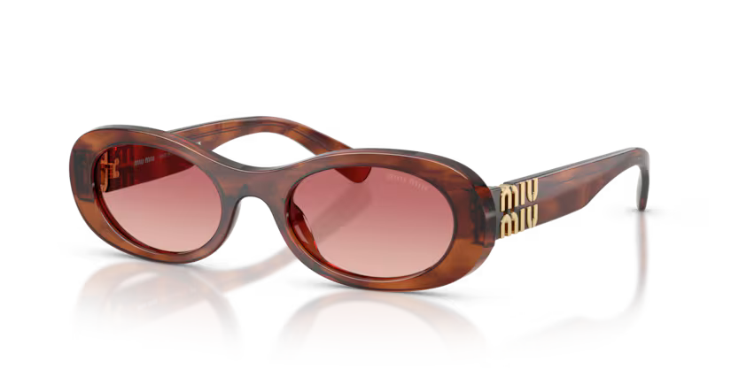 Miu Miu | 06ZS | Striped Tobacco