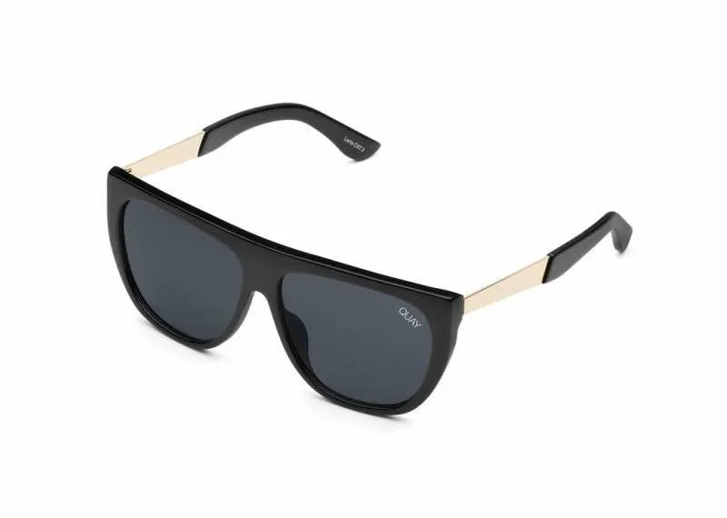 Quay | Drama By Day | Black/Smoke - iKANDi Sunglasses