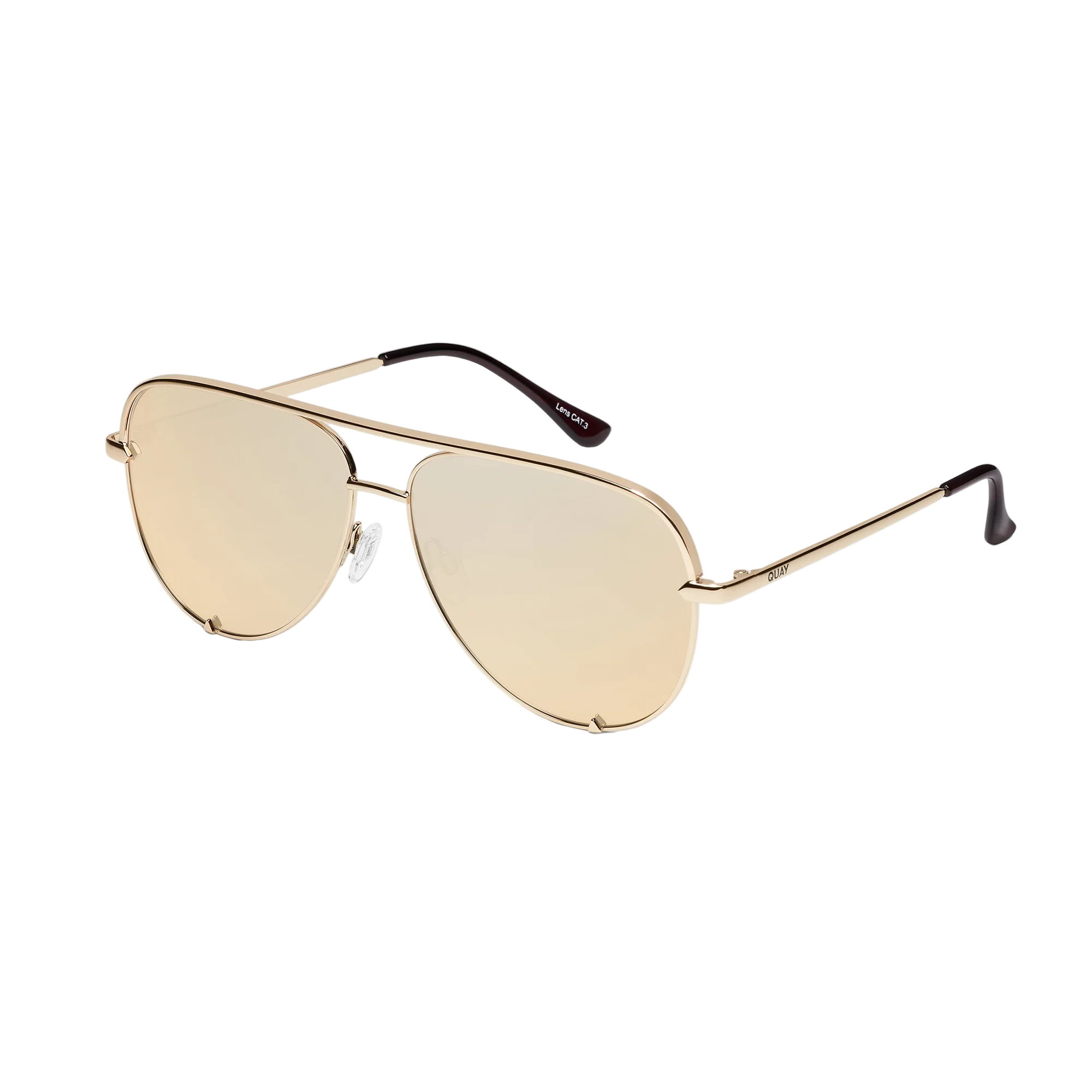 Quay | High Key Rimless | Gold