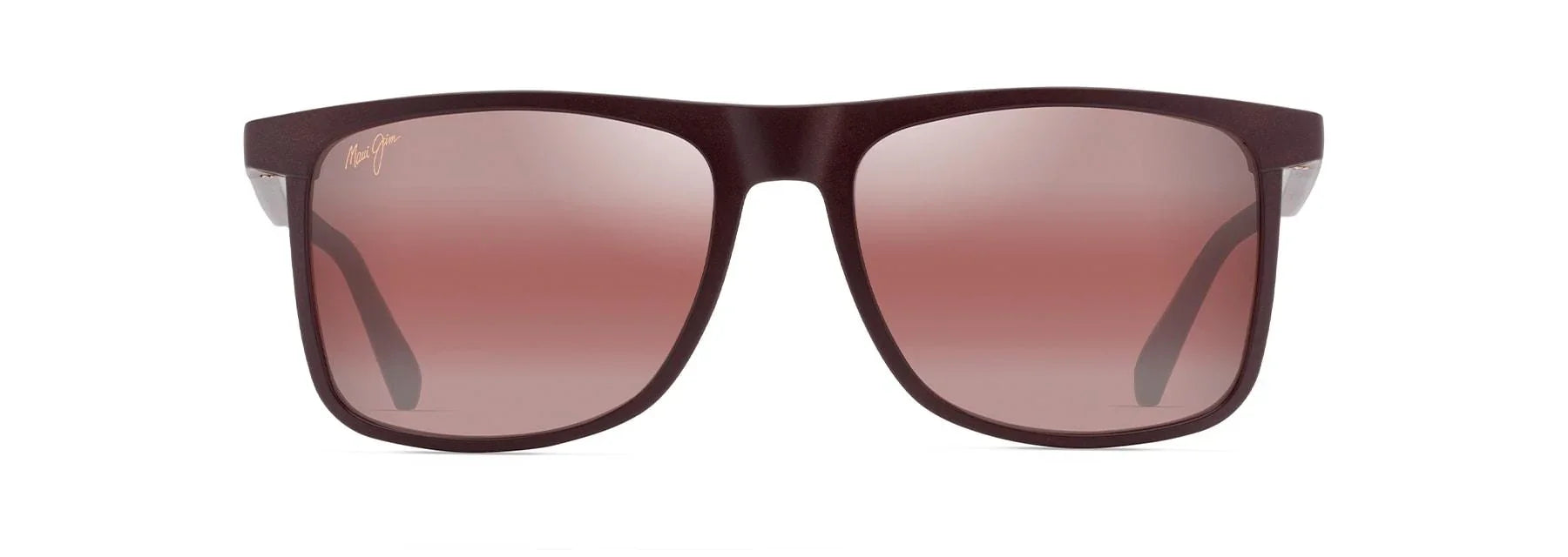Maui Jim | Makamae | Matte Burgundy - iKANDi Sunglasses