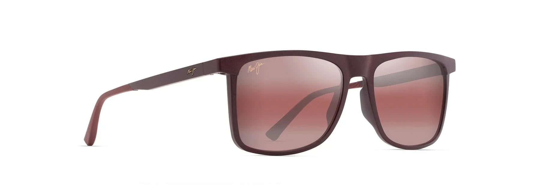 Maui Jim | Makamae | Matte Burgundy - iKANDi Sunglasses