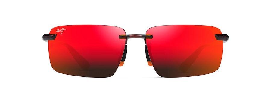 Maui Jim | Laulima | Shiny Red Havana - iKANDi Sunglasses