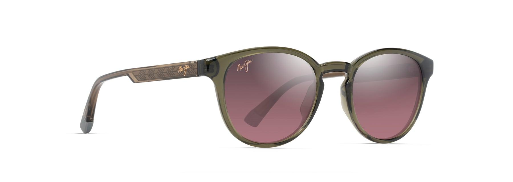 Maui Jim | HieHie | Shiny Transparent Green - iKANDi Sunglasses