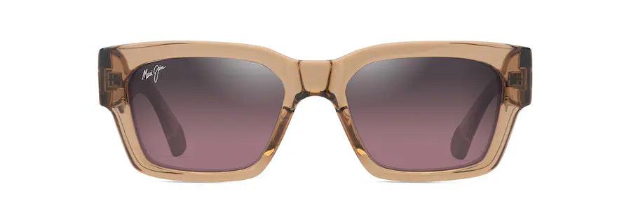 Maui Jim | Kenui | Shiny Transparent Light Pink - iKANDi Sunglasses