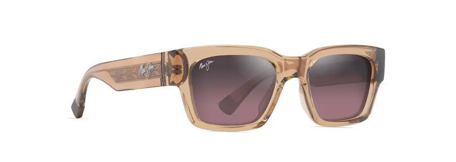 Maui Jim | Kenui | Shiny Transparent Light Pink - iKANDi Sunglasses