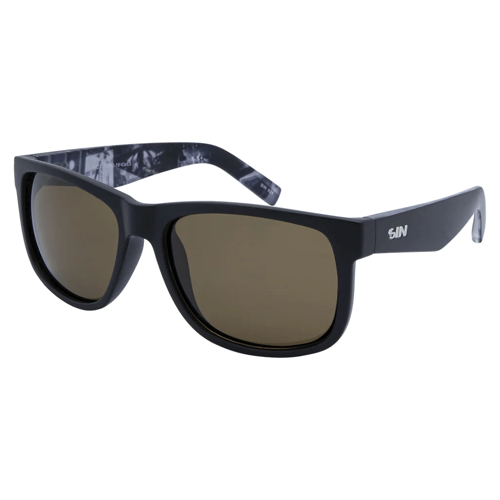 SIN | Riot | Matte Raven - iKANDi Sunglasses