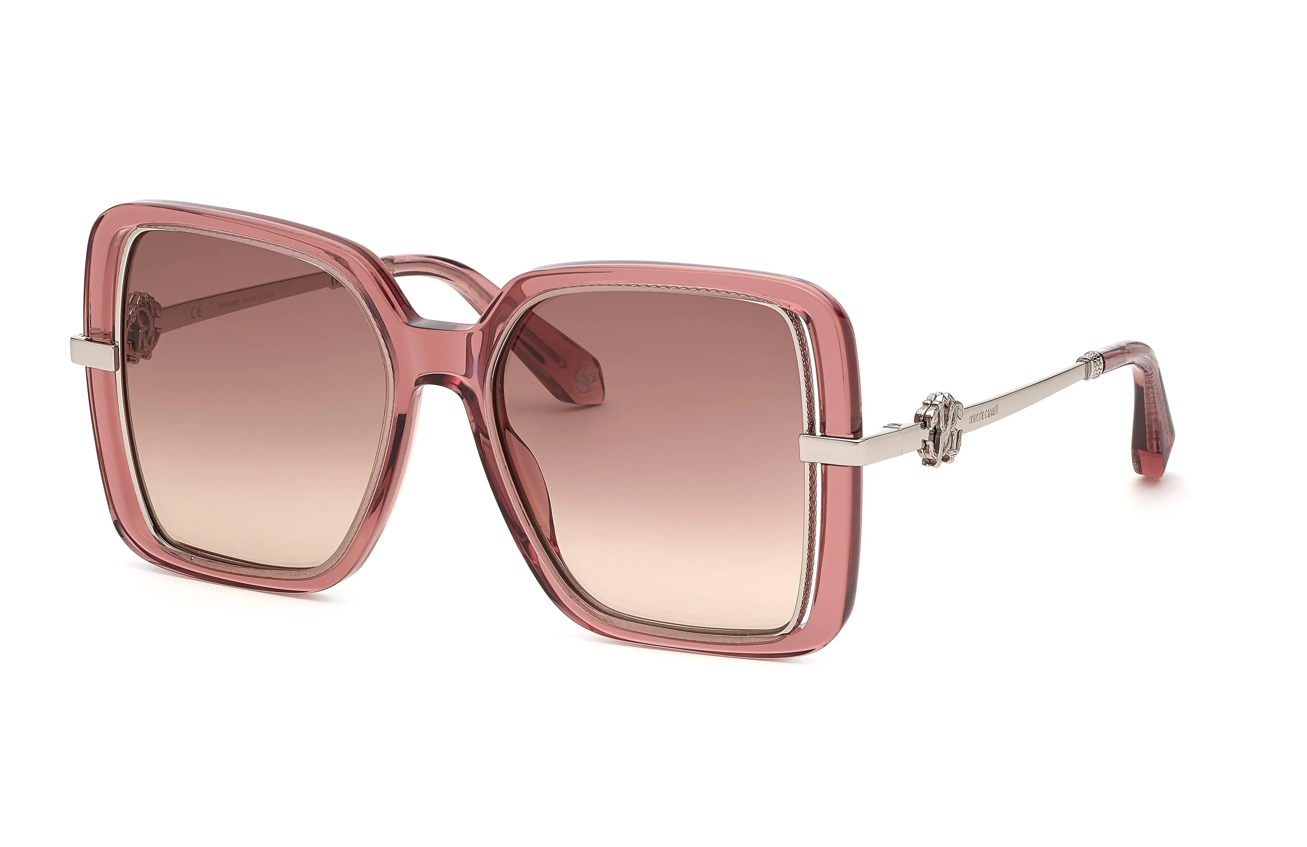 Roberto Cavalli | 007 | Shiny Transparent Pink - iKANDi Sunglasses