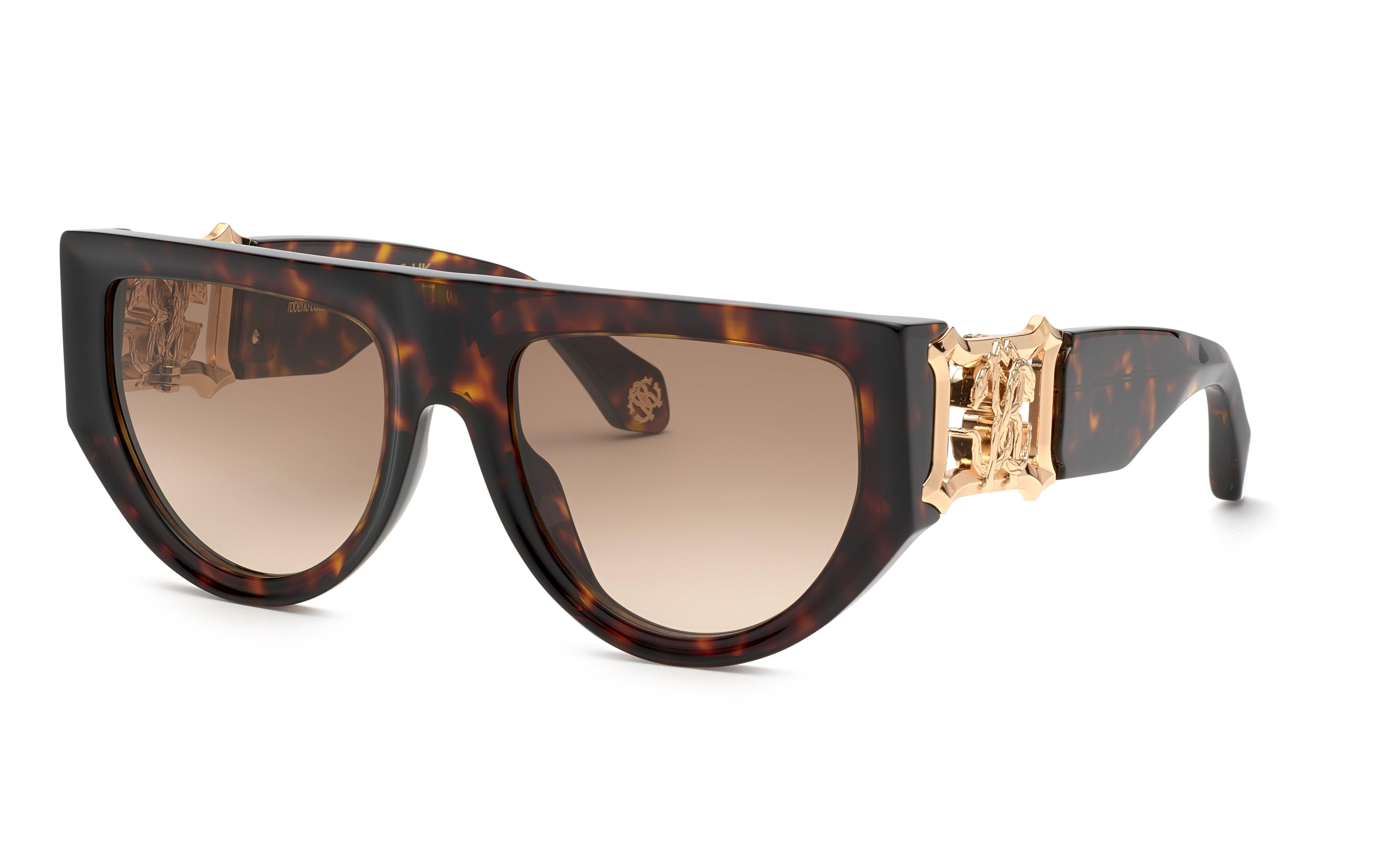 Roberto Cavalli | 063 | Shiny Brown/Yellow Havana - iKANDi Sunglasses