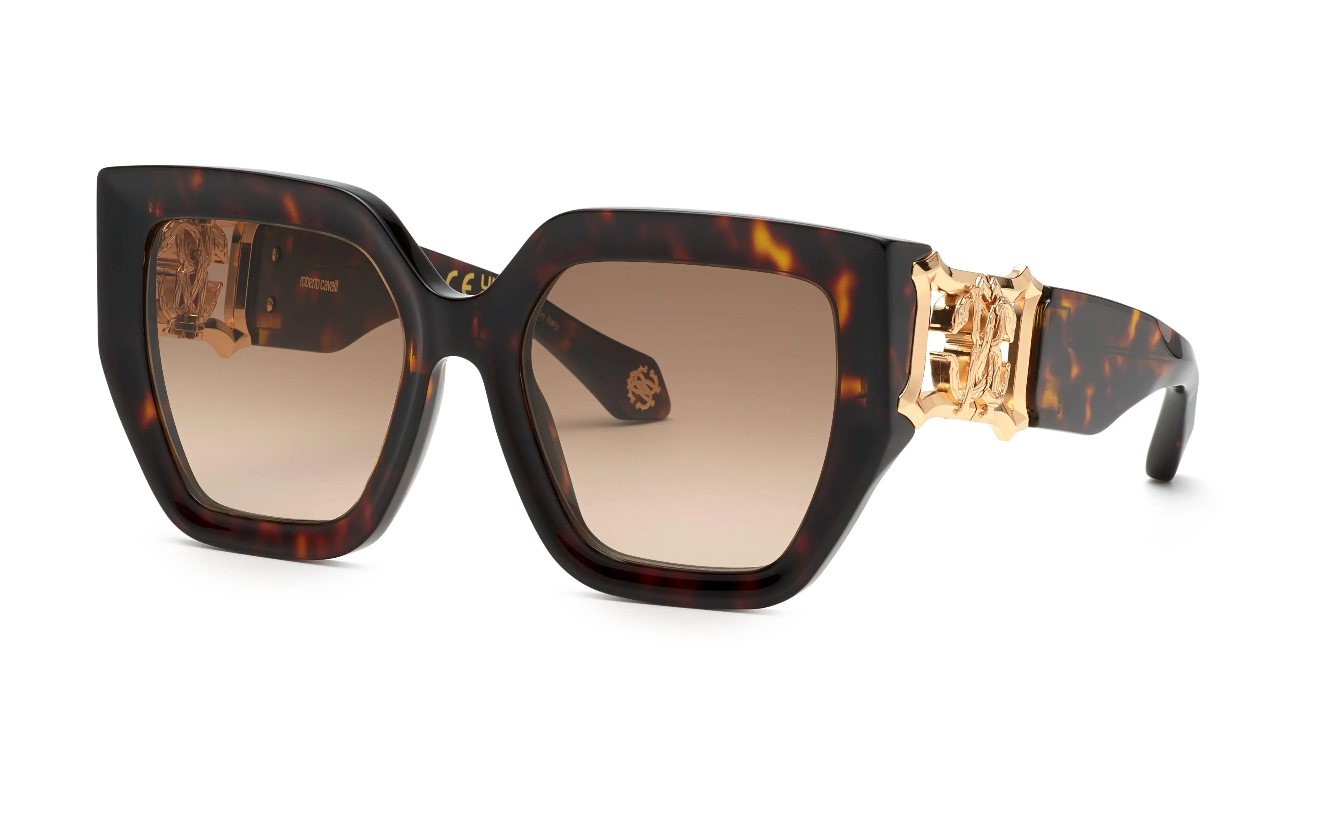 Roberto Cavalli | 089 | Shiny Brown/Yellow Havana - iKANDi Sunglasses