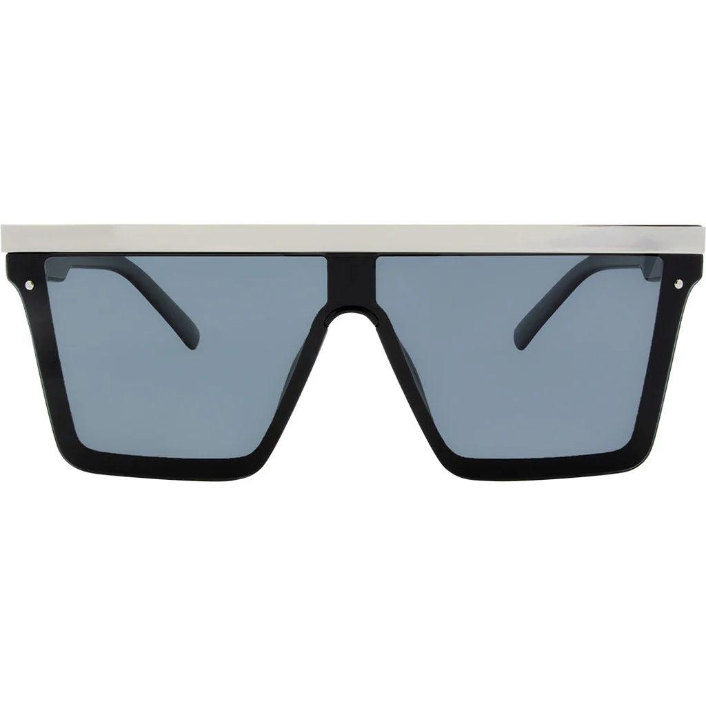 SIN | The Bar | Black Shiny Silver - iKANDi Sunglasses