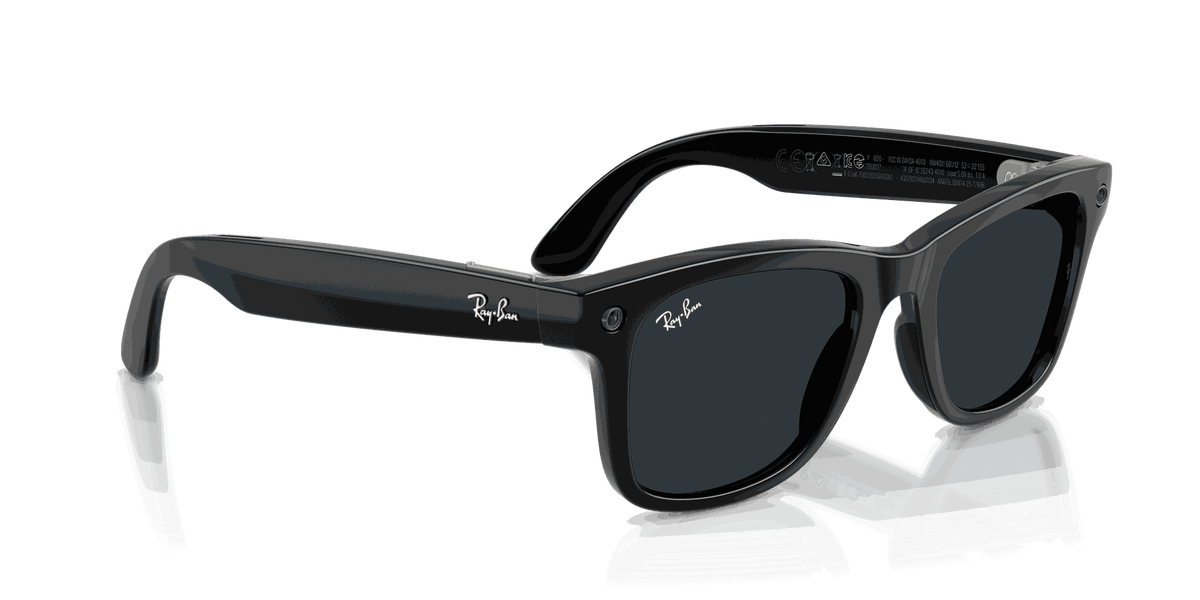 Ray-Ban Meta Gen 3 | RW4011 Wayfarer L | Shiny Black Transitions Gen S Grey
