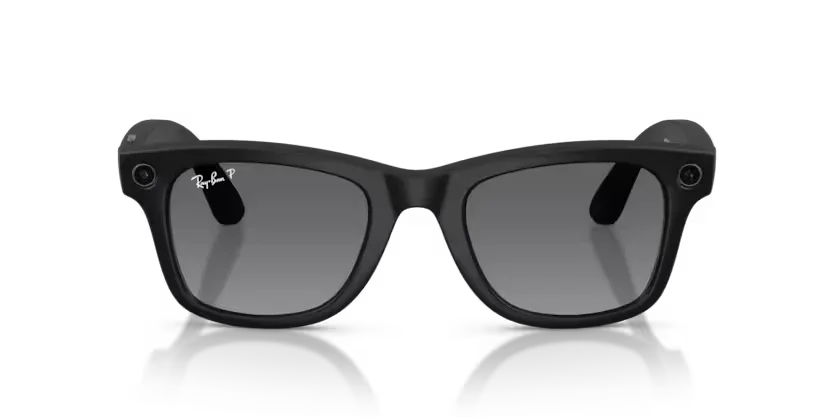 Ray-Ban Meta Gen 2 | RW4012 Wayfarer M | Matte Black Gradient Graphite Polarised