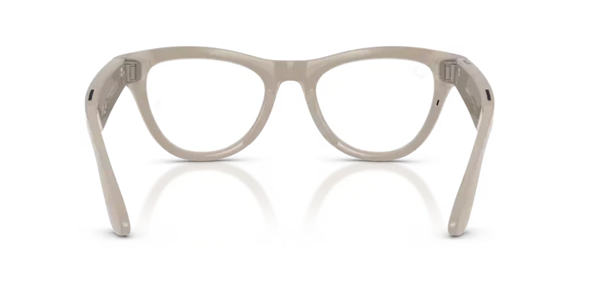 Ray-Ban Meta Gen 2 | RW4014 Skyler | Shiny Chalky Grey Transitions Sapphire