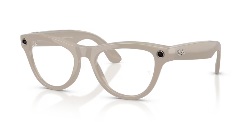 Ray-Ban Meta Gen 2 | RW4014 Skyler | Shiny Chalky Grey Transitions Sapphire