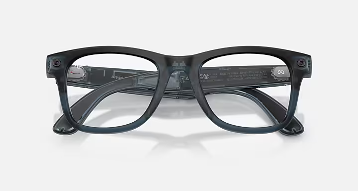 Ray-Ban Meta Gen 3 | RW4011V Wayfarer L | Tp. Mt. Ocean Blue Optical