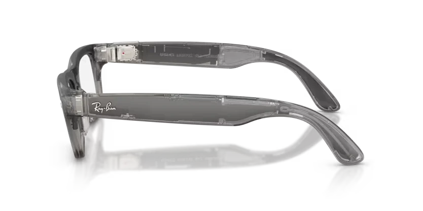 Ray-Ban Meta Gen 2 | RW7001 Blayzer Optics L | Transparent Ice Grey