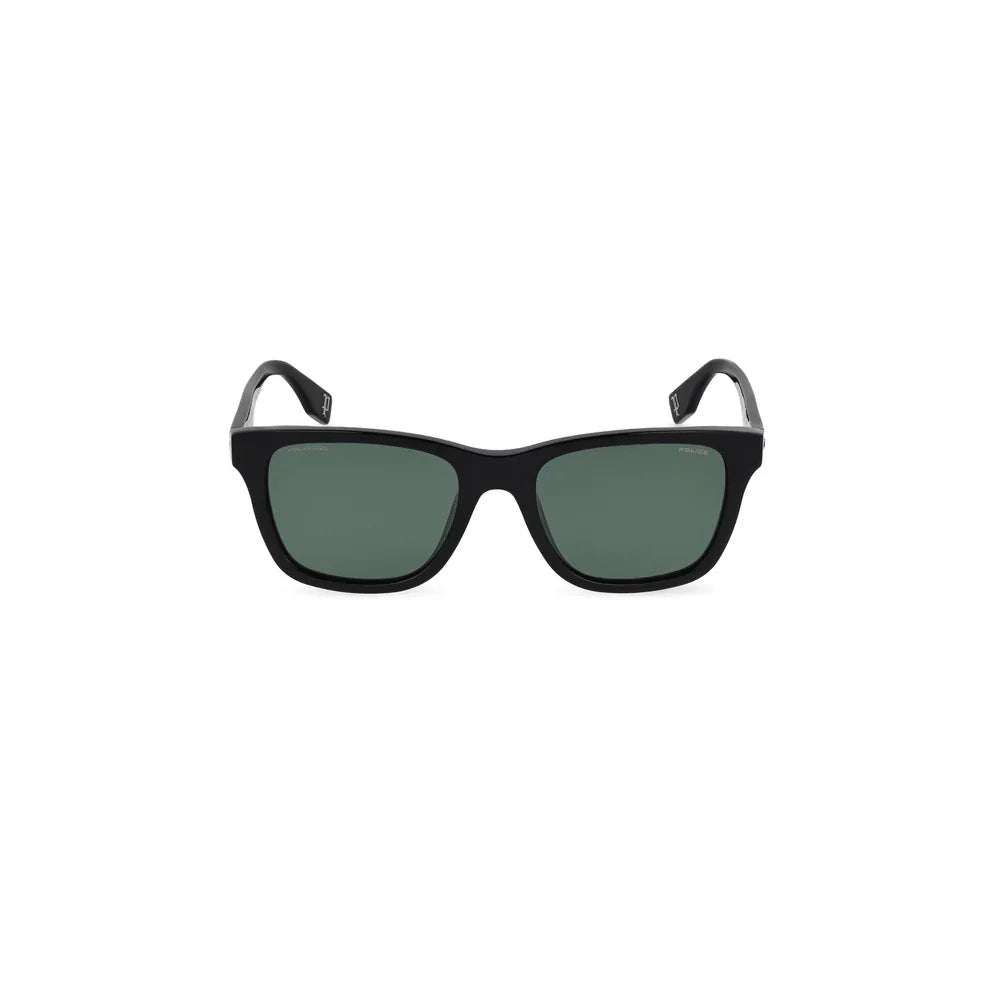 Police | SPLU68 Nerve 2 | Shiny Black Green Polarised