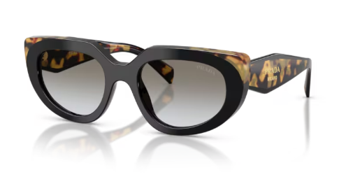 Prada | PRD02S | Black Tort Grey Gradient