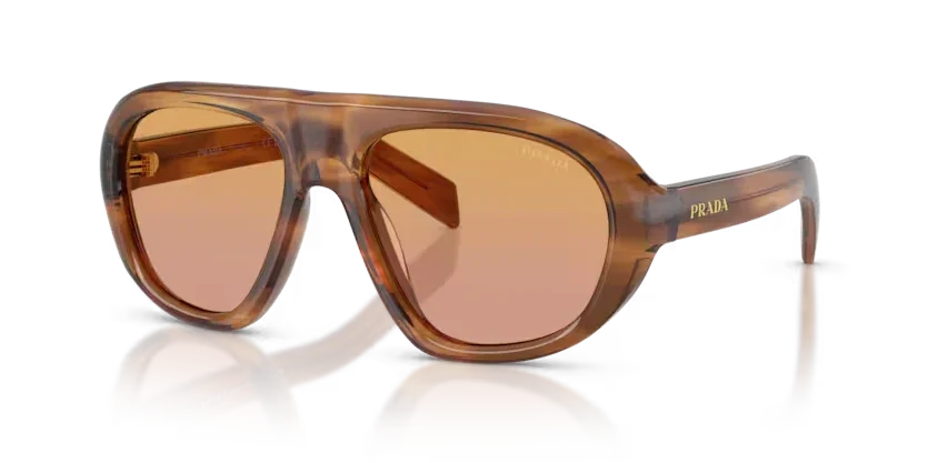 Prada | PRC05S | Striped Rosewood Orange