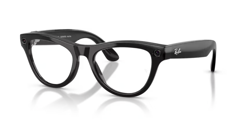 Ray-Ban Meta Gen 2 | RW4014 Skyler | Shiny Black Graphite Green Transitions